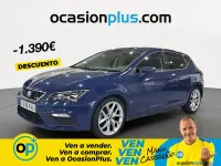 Usado Seat Leon FR 150 CV (110 kW) 2018 Azul Berlina