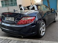 Usado Mercedes SLK350 306 CV (225 kW) 2012 Azul Descapotable