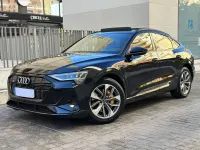 Usado Audi e-tron S-Line 230 kW (313 CV) 2020 Negro SUV