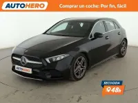 Usado Mercedes A200 AMG line 150 CV (110 kW) 2019 Negro Berlina