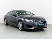 Usado Audi A5 Sportback S-Line 190 CV (139 kW) 2019 Gris Utilitario