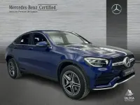 Usado Mercedes GLC300e AMG line 306 CV (225 kW) 2021 Azul brillante SUV