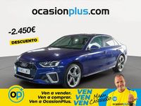 Usado Audi A4 S-Line 204 CV (150 kW) 2021 Azul Berlina