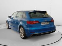 Usado Audi A3 S-Line 116 CV (85 kW) 2019 Azul Berlina