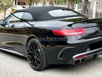 Usado Mercedes S63 AMG 585 CV (430 kW) 2017 Negro Descapotable