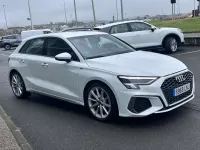 Usado Audi A3 Sportback S-Line 150 CV (110 kW) 2021 Blanco Utilitario