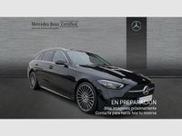 Usado Mercedes C220 AMG line 200 CV (147 kW) 2024 Azul sodalita Familiar
