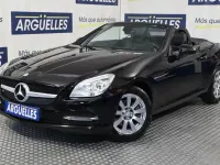 Usado Mercedes SLK200 184 CV (135 kW) 2013 Negro Descapotable