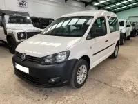 Usado VW Caddy Trendline 102 CV (75 kW) 2014 Blanco Monovolumen