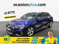 Usado Audi A3 S-Line 150 CV (110 kW) 2023 Azul Berlina