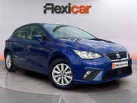 Usado Seat Ibiza Reference 95 CV (69 kW) 2018 Azul Utilitario