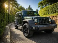 Usado Jeep Wrangler Unlimited Sport 177 CV (130 kW) 2010 Verde SUV