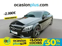 Usado Mercedes C300 245 CV (180 kW) 2018 Negro Coupe