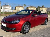 Usado VW Golf Cabriolet 105 CV (77 kW) 2012 Granate Descapotable