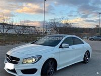 Usado Mercedes CLA220 AMG line 177 CV (130 kW) 2016 Blanco Berlina
