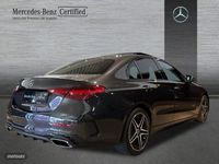 Usado Mercedes C200 AMG line 163 CV (119 kW) 2023 Gris Berlina