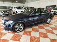 Usado Mercedes C220 170 CV (125 kW) 2017 Azul Berlina