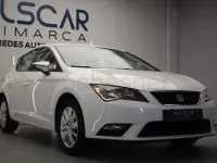 Usado Seat Leon Reference 105 CV (77 kW) 2014 Blanco Berlina