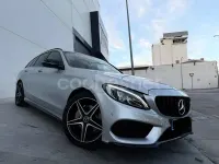 Usado Mercedes C200 150 CV (110 kW) 2018 Gris / plata Familiar