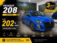 Usado Peugeot 208 Active 100 CV (73 kW) 2024 Azul Utilitario