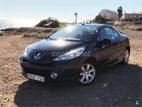Usado Peugeot 207 CC 110 CV (80 kW) 2007 Negro Descapotable