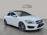 Usado Mercedes CLA200 AMG line 136 CV (100 kW) 2014 Blanco Berlina