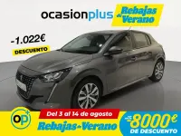 Usado Peugeot 208 Active 100 CV (73 kW) 2020 Gris Utilitario