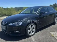 Usado Audi A3 Ambition 110 CV (80 kW) 2015 Negro Berlina