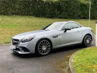 Usado Mercedes SLC250 204 CV (150 kW) 2016 Gris / plata Descapotable