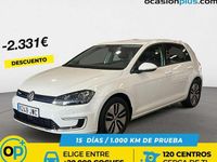 Usado VW e-Golf 85 kW (116 CV) 2017 Blanco Utilitario