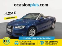 Usado Audi A3 Cabriolet Attraction 110 CV (80 kW) 2016 Azul Descapotable