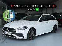 Usado Mercedes C220 200 CV (147 kW) 2021 Blanco Familiar