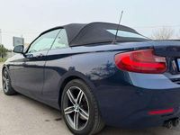Usado BMW 220 Sport Line 190 CV (139 kW) 2016 Azul Descapotable