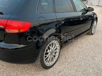 Usado Audi A3 S-Line 170 CV (125 kW) 2008 Negro Berlina