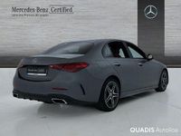 Usado Mercedes C200 AMG line 163 CV (119 kW) 2022 Gris selenita
