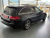 Usado Mercedes C200 150 CV (110 kW) 2018 Negro Familiar