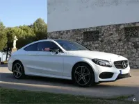 Usado Mercedes C220 170 CV (125 kW) 2018 Blanco Coupe