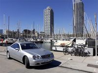Usado Mercedes CL500 320 CV (235 kW) 1999 Gris / plata Coupe