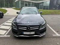 Usado Mercedes C220 AMG 170 CV (125 kW) 2015 Gris / plata Familiar