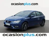 Usado Seat Leon Style 110 CV (80 kW) 2018 Azul Utilitario