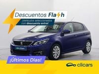 Usado Peugeot 308 Style 131 CV (96 kW) 2018 Azul Utilitario
