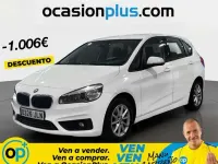 Usado BMW 218 Active Tourer 150 CV (110 kW) 2016 Blanco Monovolumen