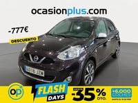 Usado Nissan Micra N-TEC 80 CV (58 kW) 2017 Negro Berlina