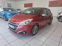 Usado Peugeot 208 Style 75 CV (55 kW) 2016 Rojo Utilitario