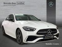 Usado Mercedes C200 AMG line 163 CV (119 kW) 2023 Blanco polar  pintura unicolor Berlina