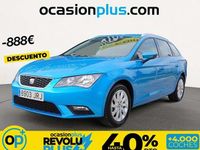 Usado Seat Leon ST Style 125 CV (91 kW) 2016 Azul Familiar