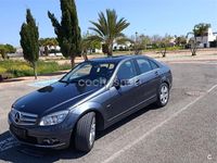 Usado Mercedes C200 Avantgarde 136 CV (100 kW) 2010 Azul Berlina