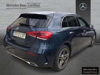 Usado Mercedes A250 AMG line 160 CV (117 kW) 2021 Azul Berlina