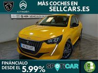 Usado Peugeot 208 Active 102 CV (75 kW) 2022 Amarillo Utilitario