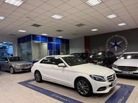 Usado Mercedes C220 Avantgarde 170 CV (125 kW) 2015 Blanco Berlina